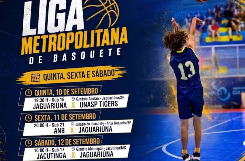 BASQUETE DE JAGUARIÚNA TEM TRÊS COMPROMISSOS PELA LMB    