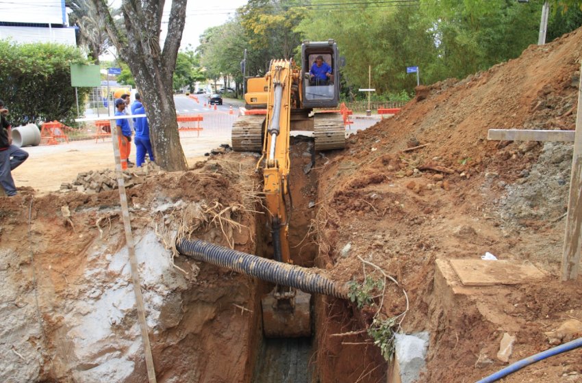 PREFEITURA DE JAGUARIÚNA INICIA INTERLIGAÇÃO DE NOVA REDE DE ESGOTO 