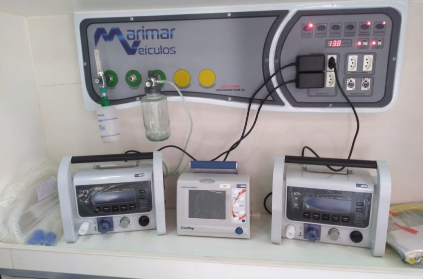 Saúde de Jaguariúna recebe ventiladores pulmonares para ambulâncias